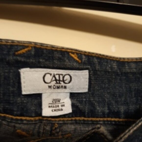Cato Plus Size Jean Skirt Size 20W - Picture 3 of 3